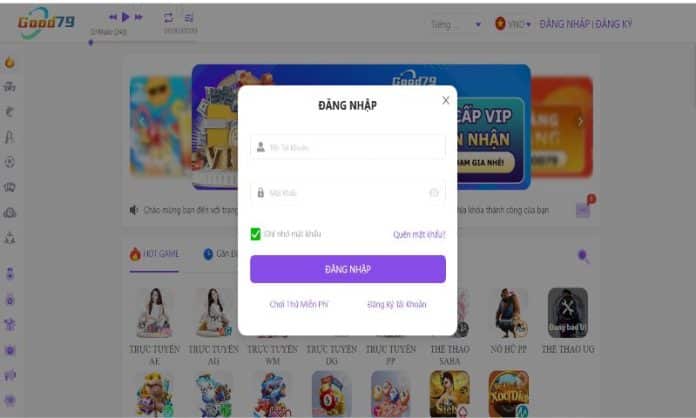 Hướng dẫn đăng nhập good79 thành công